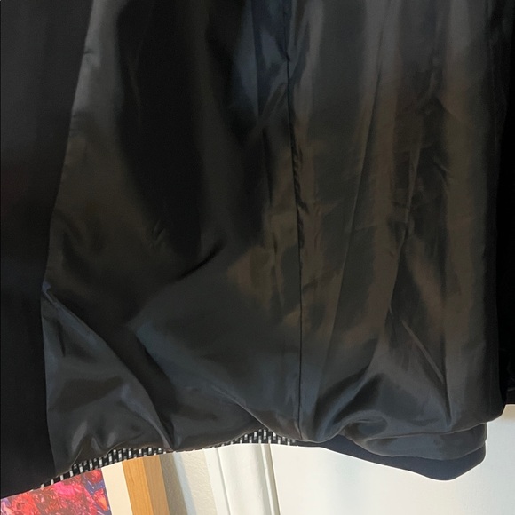Calvin Klein Women's Black and White Long Blazer / Coat - Picture 10 of 12
